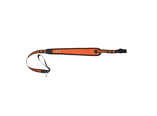 NeverLost Rifle Sling Signal Orange Affordable, padded rifle strap in nylon.